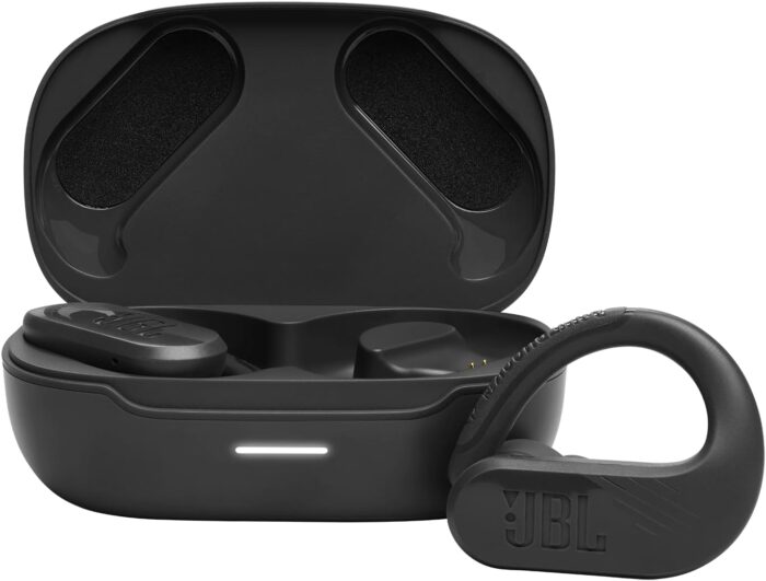 JBL Endurance Peak 3 - Dust and Water Proof (IP68) True Wireless Active Earbuds, Pure Bass Sound, Up to 50 Total Hours of Playback with Speed Charge, Ambient Aware & Talk Thru (Black)