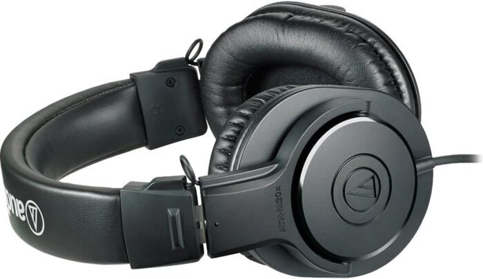 Audio-Technica ATH-M20x Professional Studio Monitor Headphones, Black (AUD ATHM20X) - Image 6