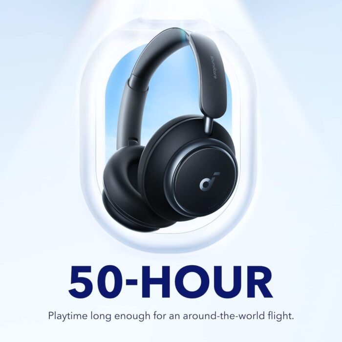 Soundcore by Anker Space Q45 Adaptive Active Noise Cancelling Headphones, Reduce Noise by Up to 98%, 50H Playtime, App Control, LDAC Hi-Res Wireless Audio, Comfortable Fit, Clear Calls, Bluetooth 5.3 - Image 7