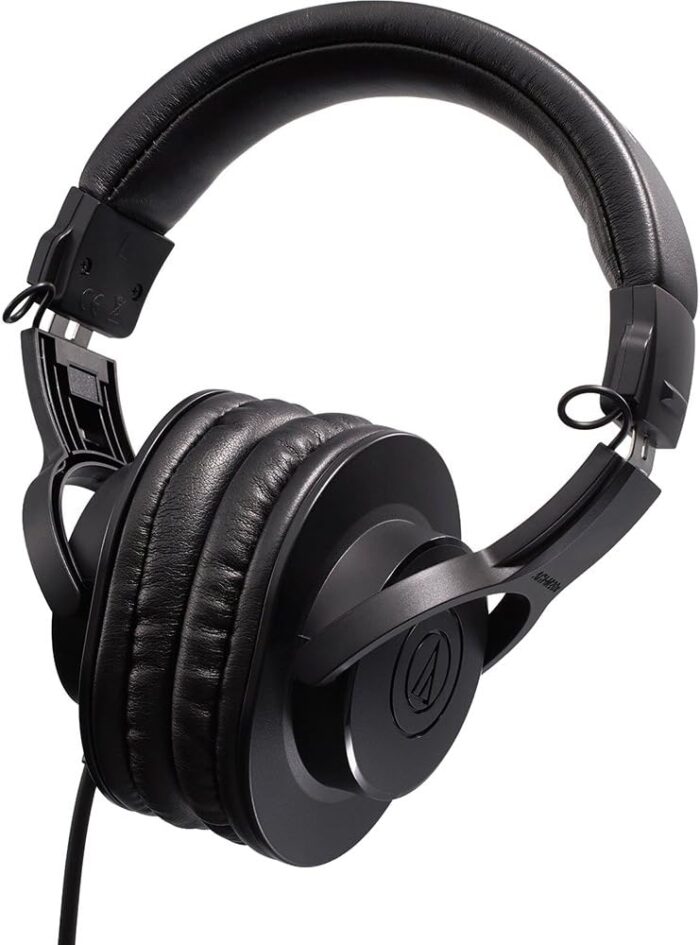 Audio-Technica ATH-M20x Professional Studio Monitor Headphones, Black (AUD ATHM20X) - Image 2