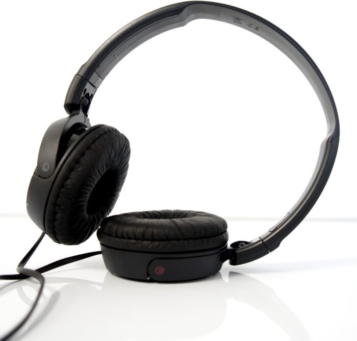 Sony ZX110 Over-Ear Dynamic Stereo Headphones (Black) - Image 2