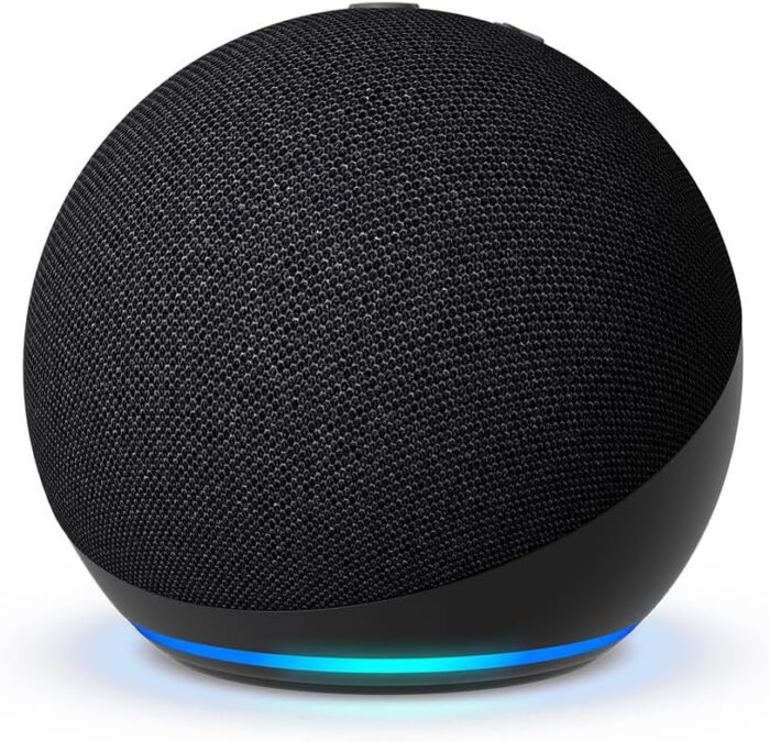 Amazon Echo Dot (newest model), Vibrant sounding Alexa speaker, Great for bedrooms, dining rooms and offices, Charcoal