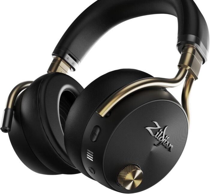 Zildjian ALCHEM-E Perfect Tune Over Ear Headphones, Wireless Headphones, Active Noise Cancelling with Mic, Up to 45 Hours Battery Life, Black - Image 3